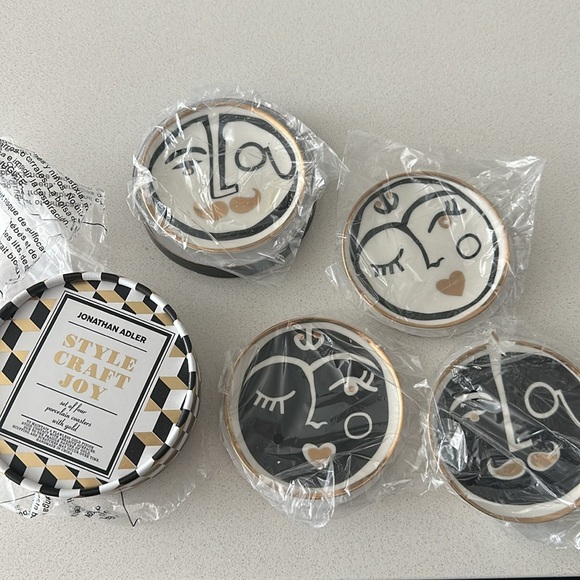 NWT SOLD OUT Jonathan Adler Marseilles Coasters Set of 4 Discontinued - Picture 14 of 14